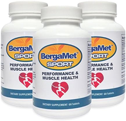 BergaMet SPORT - PERFORMANCE &amp; MUSCLE HEALTH - THE WORLD'S MOST EFFECTIVE NATURAL SPORT SUPPLEMENT 600mg (40%) 180 Tablets