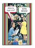 Now Bitch - Hilarious Talk Bubbles Merry Christmas Greeting Card