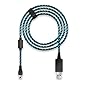 Lioncast Ladekabel für Controller der PS4, 4m schwarz/blau