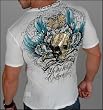 Monarchy Summer - Men's Hammered Short Sleeve Tee in Optic White