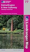 Dalmellington, New Galloway and Galloway Forest Park (OS Landranger Map Series)