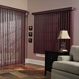 Review BrylaneHome  / Embossed Vertical Blinds (BLACK,78