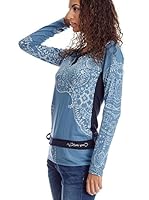 Desigual Camiseta Manga Larga My Love T-Shirt (Azul)