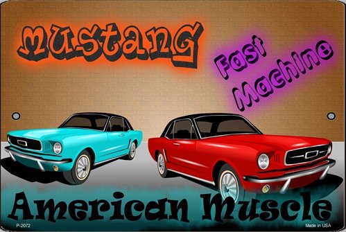 American Muscle - Ford Mustang Parking Signs