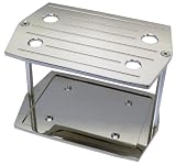 BALL MILLED POLISHED BILLET ALUMINUM OPTIMA GROUP 35 BATTERY TRAY - CHEVY FORD MOPAR