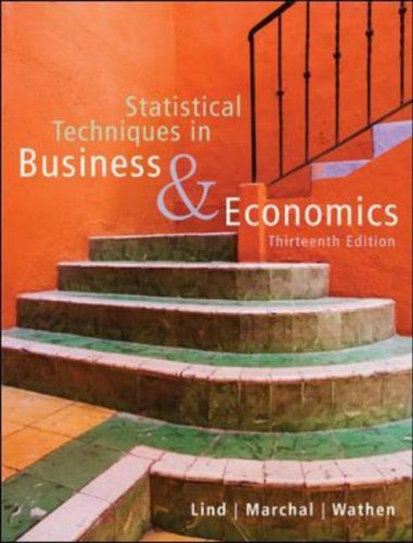 Statistical Techniques in Business and Economics with Student CD