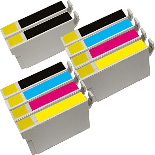 Inktoneram Remanufactured Ink Cartridges High Capacity Replacement for 126 (4x Black, 2x Cyan, 2x Magenta, 2x Yellow, 10-Pack)