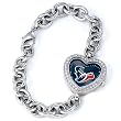 NFL Women's FH-HOU Heart Collection Houston Texans Watch