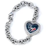NFL Women's FH-HOU Heart Collection Houston Texans Watch