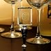Rectangular Glass Monogram Wine Stopper C