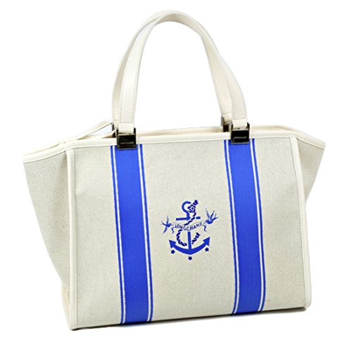 LONG CHAMP ロンシャンキャンバス トートバッグ NAUTIQUE ノーティック S Blue ブルー 1020 606 127 画像