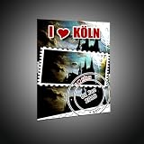 Great art prints on canvas from Cologne in 70x90 cm Great art prints on canvas from Cologne in 70x90 cm