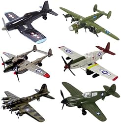 InAir WWII Planes 6-pc Set with Aircraft ID Guide - Assortment 1
