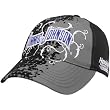 Chase Authentics Jimmie Johnson Ladies Black-Gray Checkered Past Adjustable Hat