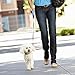 Retractable Dog Leash - Free Bonus Waste Bag Holder & 2 Free eGuides - 16' NO Burn Lead - Pets up to 44 lbs - Easy One Button Brake & Lock Safety System - Large Ergonomic Handle - Built to Last!