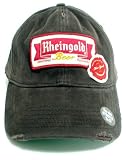 Rheingold Beer Alcohol - Brown Flex Fit Name Logo Baseball Hat Cap