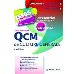 QCM de culture g�n�rale Tous concours 2e �dition