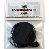 Buy 49mm Snap in style Lens cap with String Holder Keeper Strap for Digital Cameras... by The Camera Hunter
