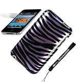 Protect Your iPod Zebra case for Apple Ipod Touch Itouch 8GB 16GB 32GB 2G 2nd Generation + Includes iTouch Screen Protector Guard + includes a 4-inch eBigvalue Determination Hand Strap