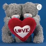 Me To You Bears 9x 2 Tatty Teddies Holding a Plush Red Love Heart