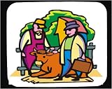 Mouse Pad with checking, body, sick, individual, cow, farming, person, veterinary, human, c, Farmer, helping, persons, doctor, people, veterinarian, farm, examine