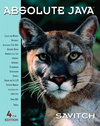 Absolute Java (4th Edition) Absolute Java (4th Edition)