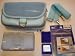 BLUE Nintendo DS Lite Carrying Case Bag + Silicone Case + Game Card Holder + Screen Protector for NDS / NDSL