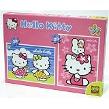 SES creative 05068 - Hello Kitty Puzzle 2 in 1 mit je 20 Teilen - 