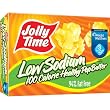 Jolly Time Microwave Popcorn, 100 Calorie Healthy Pop Butter, Low Sodium, 4-Count Boxes (Pack of 12)