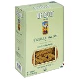 DeCecco Organic Pasta, Fusilli, 1-Pound Units (Pack of 8)