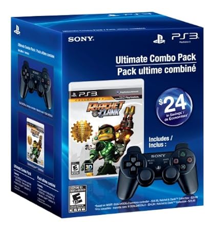 Ultimate Combo Pack - Ratchet & Clank Collection & Black Dualshock 3