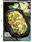  : McCall's Cooking School Recipe Card: Meat 39 - Stir-Fried Beef And Vegetables (Replacement McCall's Recipage or Recipe Card For 3-Ring Binders)