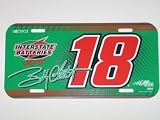BOBBY LABONTE #18 Officially Licensed NASCAR Colored Logo Plastic LICENSE PLATE