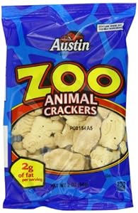 Austin Zoo Animal Crackers, 2-Ounce Packages (Pack of 36)