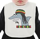Reggae Shark ネクタイを有する有機ビブ Medium