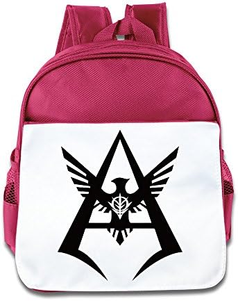 Kid's Char Aznable Gundam Funny School Backpack Bag For Both Boys And Girls Pink