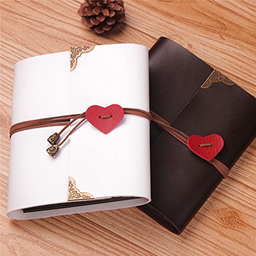 XDOBO Vintage Photo Album, Wedding DIY Albums, Handmade DIY Photo Album, Anniversary Scrapbook, Wedding Photo Album (black)