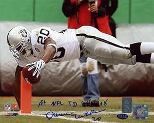 Darren McFadden Autographed Oakland Raiders 8x10 Photo 1st NFL TD TRISTAR