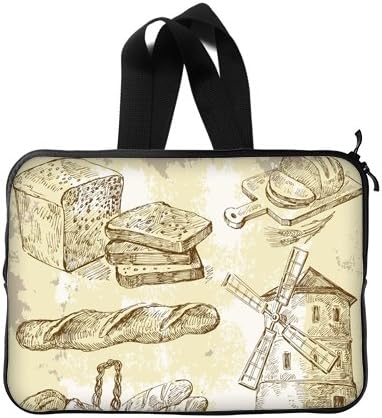 Custom Special Design Tasty Foods Pattern New Laptop Sleeve 13 Inch Twin Sides