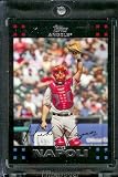 2007 Topps #93 Mike Napoli Los Angeles Angels at Aneheim Baseball Card - Mint Condition - Shipped in Protective Display Case!