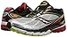 Saucony Men's Ride 8 Running Shoe, Silver/Red/Citron,9.5 M US