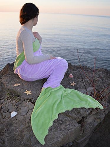 Mermaid Tail Blanket in 5 different Colors CHILD &amp; ADULT Size Available Best Gift Ever
