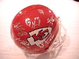 2011 KANSAS CITY CHIEFS TEAM SIGNED AUTOGRAPHED FULL SIZE HELMET CHARLES CASSEL COA + HOLOGRAM