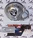 Howie Long Autographed/Hand Signed Oakland Raiders Mini Helmet with HOF 00 Inscription
