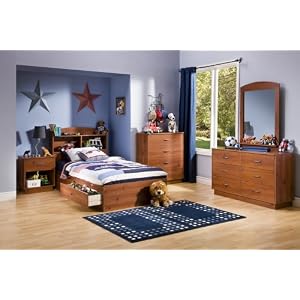 Kids Bedroom Furniture Set in Sunny Pine - South Shore Furniture - 3342-BSET-1