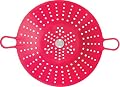 Chef'n SleekStor Veggie Steam Silicone Steamer, Cherry