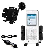Netgear Skype Phone SPH101 Flexible Auto Windshield Holder with Car Charger - Uses Gomadic TipExchange