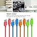 Apple Charger Cord, Cambond 2 Pack 8 Pin Apple Certified iPhone Lightning to USB Cable Durable Stepped Apple Cord 6ft Charging Cable Blue and Peach