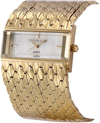 Taylor Cole Womens Quartz mother of pearl dial brass tassel Band Wrist Watch TC040