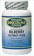 Bilberry Extract Plus by Vitamin Discount Center 120 Capsules